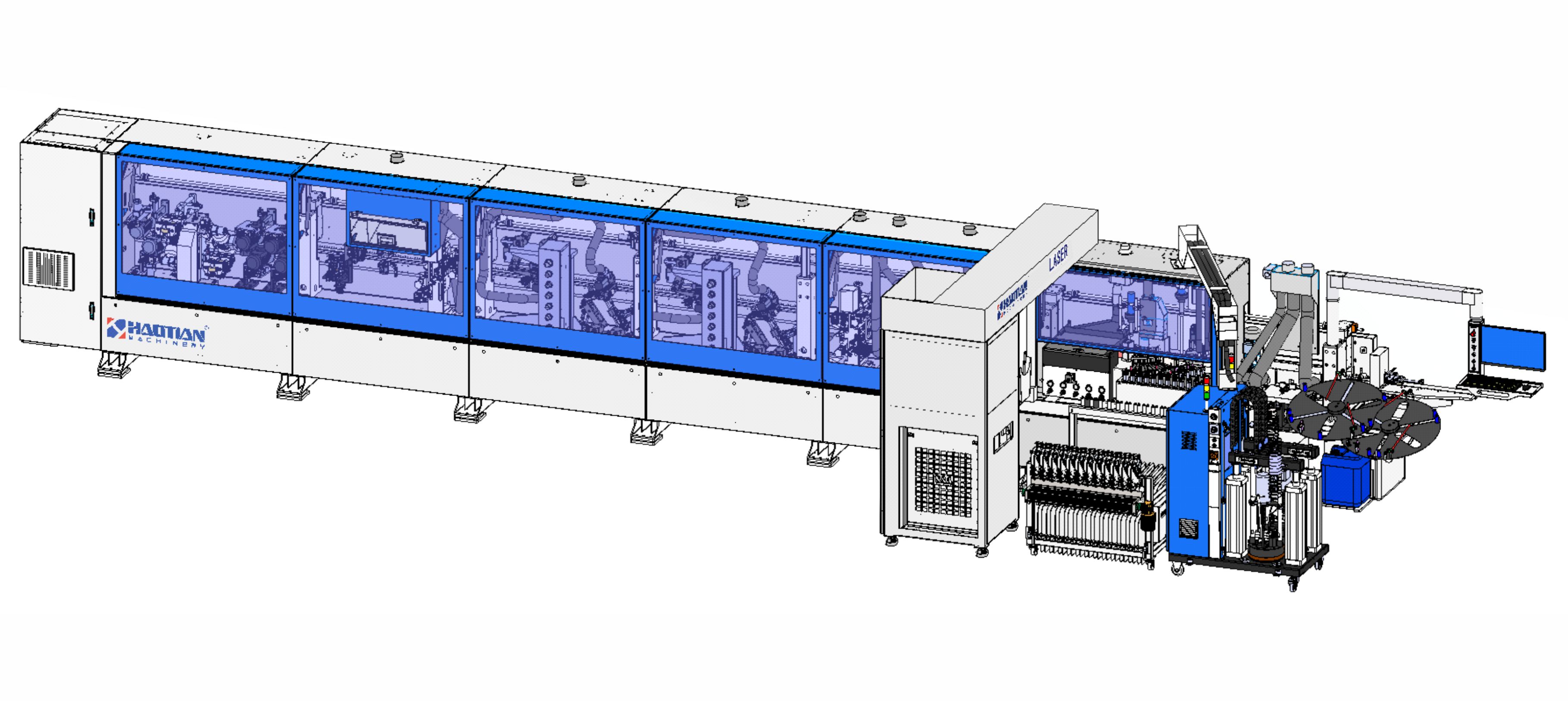 ECO-258H/12/14+L PUR2 LASER-X（激光和伺服单轴双胶多色PUR 板件及封边带厚度自动测量 伺服